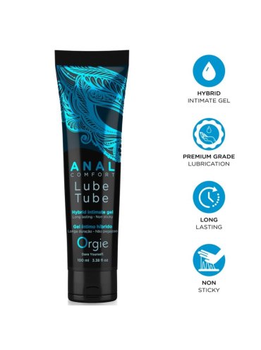 ORGIE LUBE TUBE ANAL COMFORT GEL INTIMO HIBRIDO PARA SEXO ANAL 100 ML