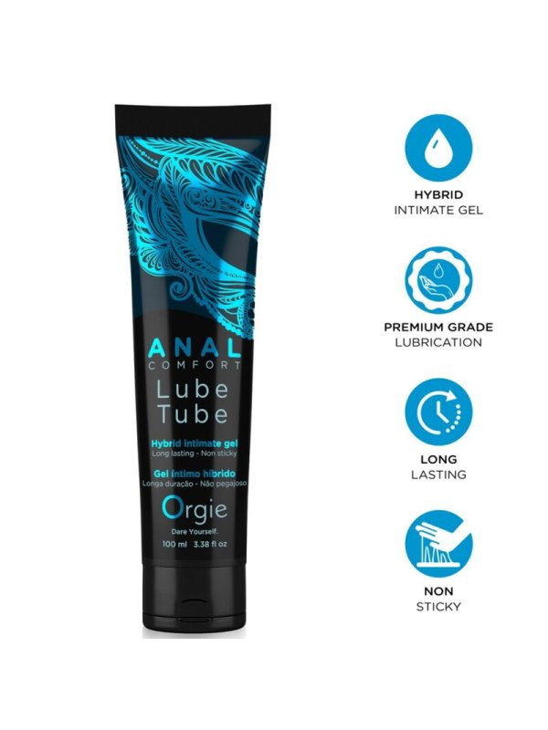 ORGIE LUBE TUBE ANAL COMFORT GEL INTIMO HIBRIDO PARA SEXO ANAL 100 ML