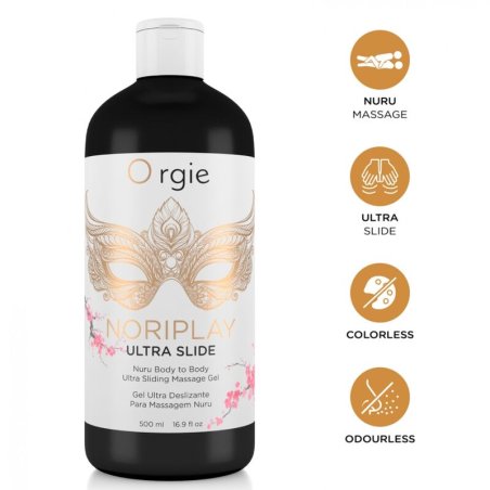 ORGIE NORIPLAY ULTRA SLIDE GEL NURU PARA MASAJE CUERPO A CUERPO 500 ML