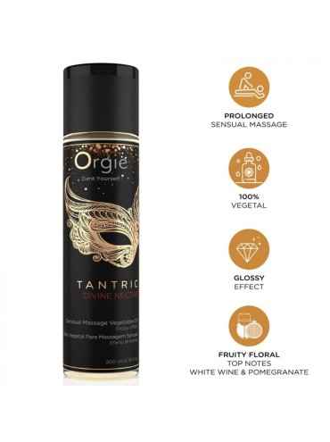ORGIE TANTRIC DIVINE NECTAR ACEITE VEGETAL DE MASAJE 200 ML