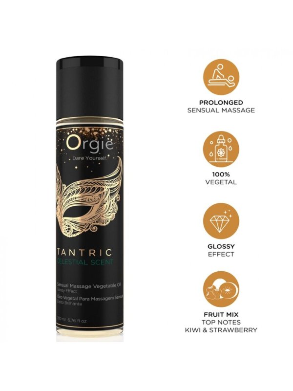 ORGIE TANTRIC CELESTIAL SCENT ACEITE VEGETAL DE MASAJE 200 ML