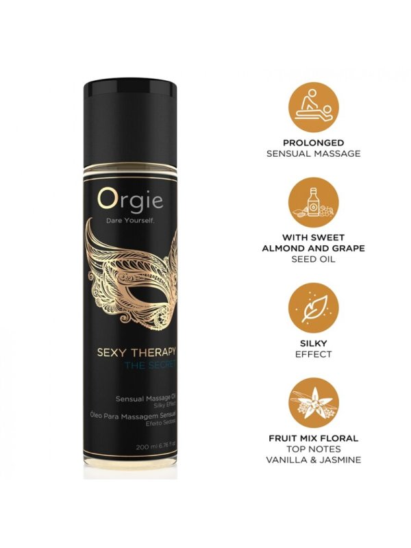 ORGIE SEXY THERAPY THE SECRET ACEITE DE MASAJE 200 ML
