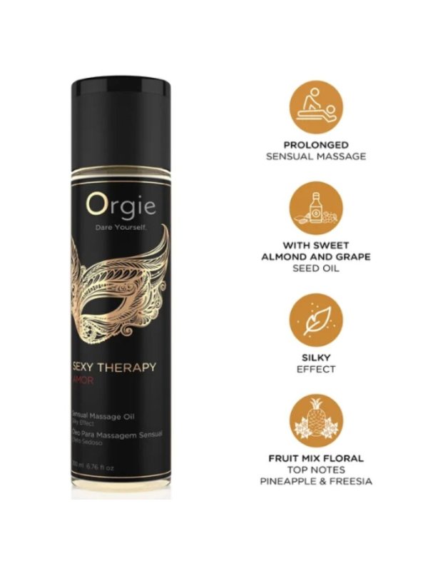 ORGIE SEXY THERAPY AMOR ACEITE DE MASAJE 200 ML