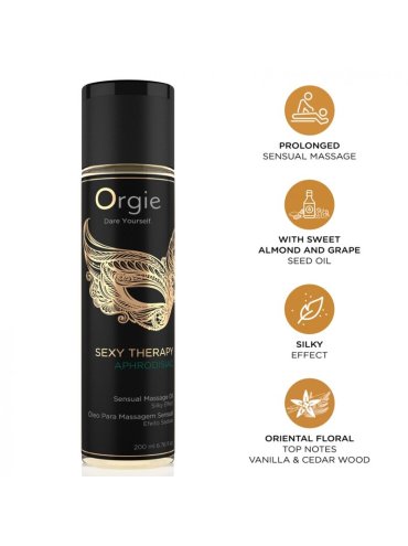 ORGIE ACEITE DE MASAJE AFRODISIACO 200 ML