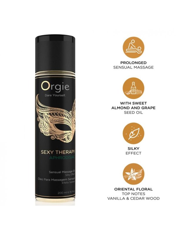 ORGIE ACEITE DE MASAJE AFRODISIACO 200 ML