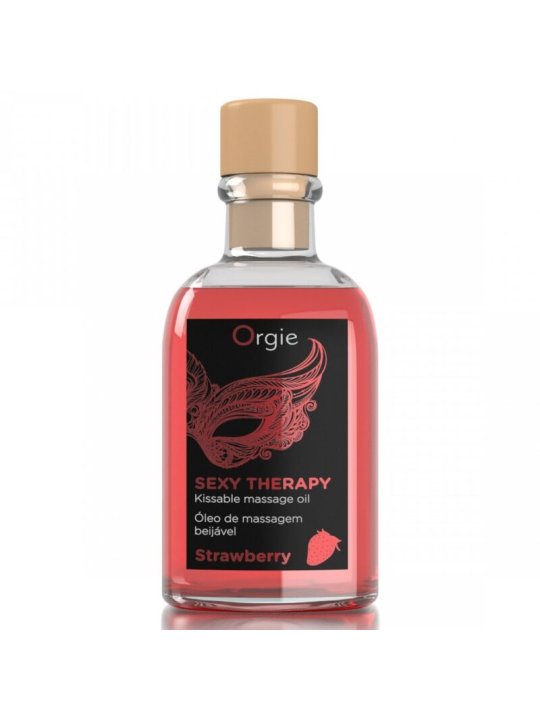 ORGIE LIPS ACEITE DE MASAJE BESABLE FRESA 100 ML