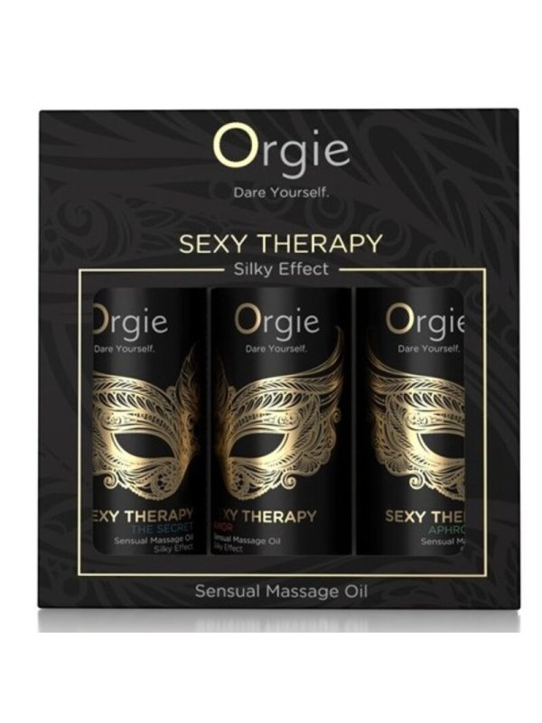 ORGIE SEXY THERAPY SET ACEITES MINIS DE MASAJE 3 X 30 ML