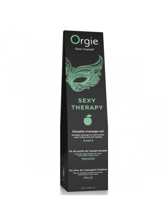 ORGIE SET DE MASAJE BESABLE MANZANA 100 ML