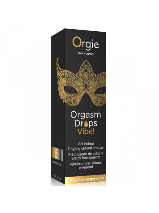 ORGIE ORGASM DROPS VIBE GOTAS ESTIMULANTES EFECTO VIBRANTE PARA CLITORIS 15 ML