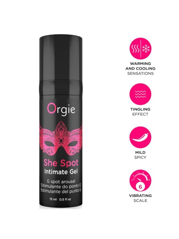 ORGIE SHE SPOT GEL INTIMO ESTIMULANTE PUNTO G 15 ML