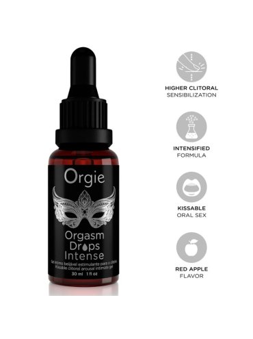 ORGIE ORGASM DROPS INTENSE GOTAS ESTIMULANTES PARA CLITORIS 30 ML