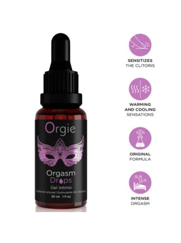 ORGIE ORGASM DROPS GOTAS ESTIMULANTES PARA CLITORIS 30 ML