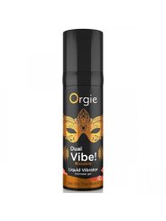 ORGIE DUAL VIBE SEX ON THE BEACH GEL INTIMO BESABLE EFECTO VIBRANTE 15 ML