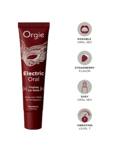 ORGIE ELECTRIC ORAL GLOSS LABIAL BESABLE EFECTO HORMIGUEO 15 ML