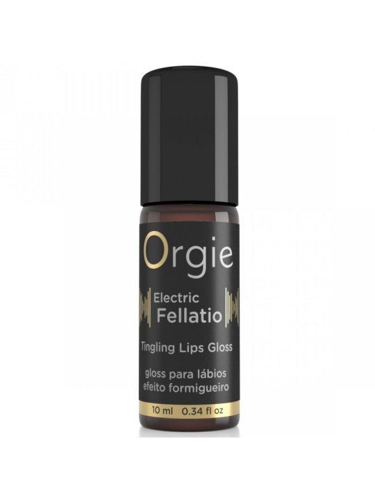 ORGIE ELECTRIC FELLATIO GLOSS LABIAL BESABLE EFECTO VIBRANTE 10 ML