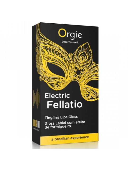 ORGIE ELECTRIC FELLATIO GLOSS LABIAL BESABLE EFECTO VIBRANTE 10 ML