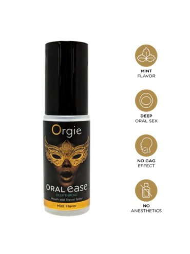 ORGIE ORAL EASE SPRAY BUCAL Y GARGANTA SABOR MENTA 50 ML