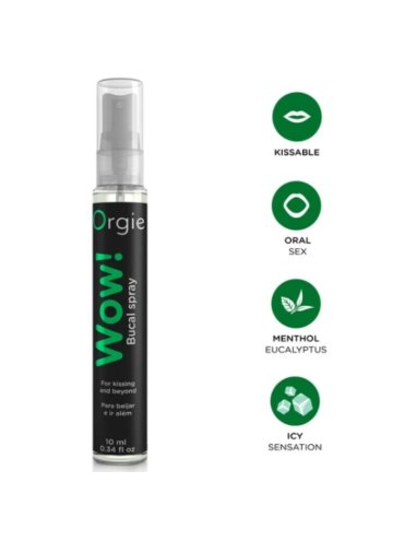 ORGIE WOW SPRAY BUCAL BESABLE MENTOL Y EUCALIPTO 10 ML