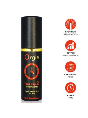 ORGIE TIME LAG 2 SPRAY RETARDANTE SIN ANESTESICOS 10 ML