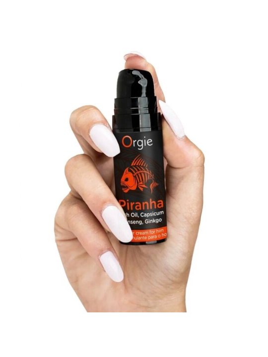 ORGIE PIRANHA CREMA POTENCIADORA PARA HOMBRE 15 ML