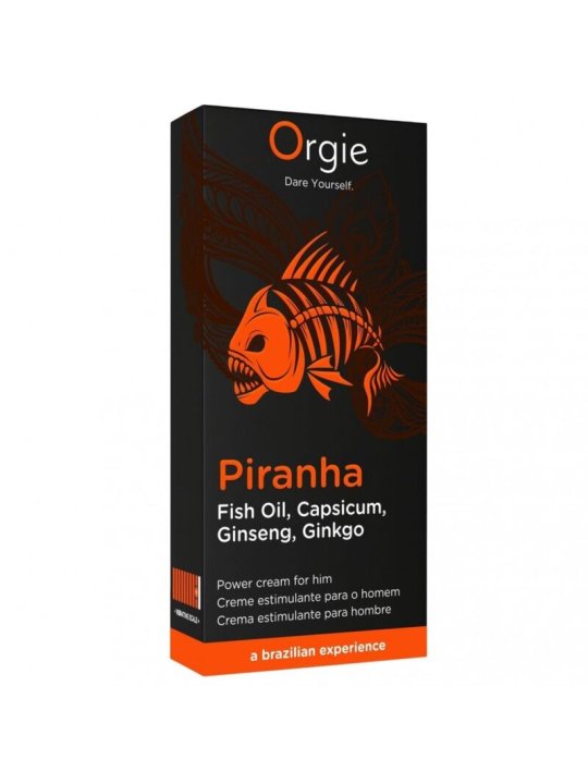 ORGIE PIRANHA CREMA POTENCIADORA PARA HOMBRE 15 ML