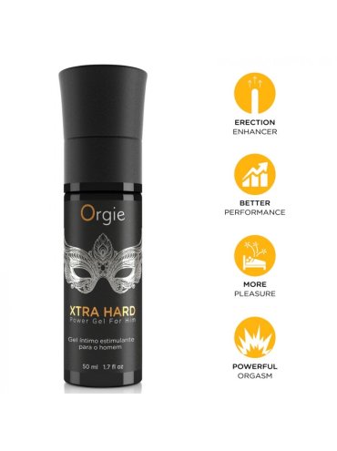 ORGIE XTRA HARD GEL POTENCIADOR PARA HOMBRE 50 ML