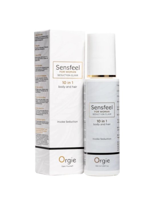 ORGIE SENSFEEL ELIXIR DE SEDUCCION PARA MUJER 10 EN 1 CUERPO Y CABELLO 100 ML