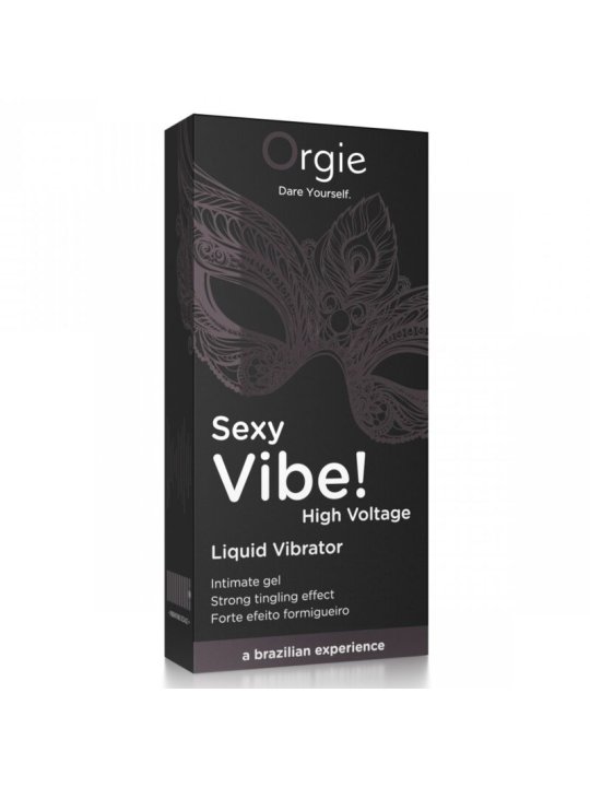 ORGIE SEXY VIBE HIGH VOLTAGE GEL INTIMO EFECTO VIBRANTE EXTRA FUERTE 15 ML
