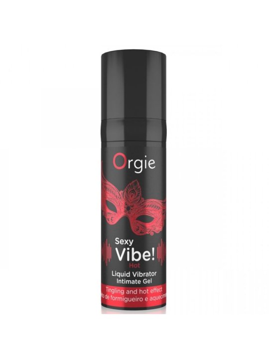 ORGIE SEXY VIBE HOT GEL INTIMO EFECTO VIBRANTE Y CALOR 15 ML