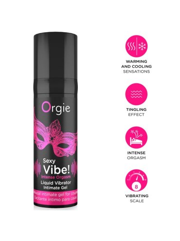 ORGIE SEXY VIBE INTENSE ORGASM GEL INTIMO MULTISENSACION 15 ML