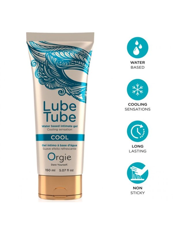 ORGIE LUBE TUBE COOL GEL INTIMO BASE AGUA EFECTO FRIO 150 ML