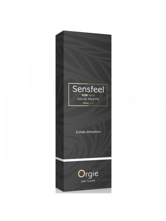 ORGIE SENSFEEL EAU DE TOILETTE CON POTENCIADOR DE FEROMONAS TAMANO VIAJE PARA HOMBRE 10 ML