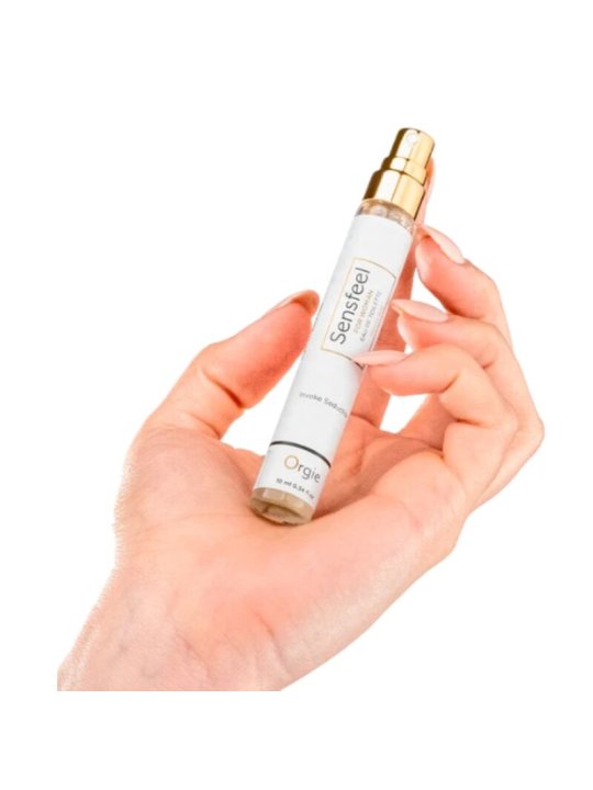 ORGIE SENSFEEL EAU DE TOILETTE CON POTENCIADOR DE FEROMONAS TAMANO VIAJE PARA MUJER 10 ML