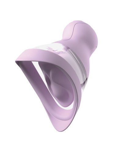 FANTASY FOR HER VELOURA TOUCH PLEASURE PUMP BOMBA INTIMA CON SUCCION Y VIBRACION MORADA
