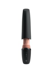 KING COCK PLUS THRUSTING COCK PRO DILDO DE SILICONA CON EMPUJE VIBRACION Y CALOR LIGHT 127 CM