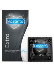 PASANTE EXTRA PRESERVATIVOS EXTRA GRUESOS CON LUBRICACION ADICIONAL 12 UNIDADES