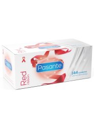 PASANTE RED RIBBON PRESERVATIVOS NATURELLE DE AJUSTE ANATOMICO 54 MM 144 UNIDADES