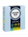 MISTER SIZE PACK MUESTRA PRESERVATIVOS TALLA 47 49 53 MM 3 UNIDADES