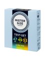 MISTER SIZE PACK MUESTRA PRESERVATIVOS TALLA 47 49 53 MM 3 UNIDADES