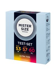 MISTER SIZE PACK MUESTRA PRESERVATIVOS TALLA 53 57 60 MM 3 UNIDADES