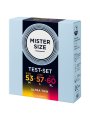 MISTER SIZE PACK MUESTRA PRESERVATIVOS TALLA 53 57 60 MM 3 UNIDADES