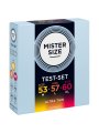 MISTER SIZE PACK MUESTRA PRESERVATIVOS TALLA 53 57 60 MM 3 UNIDADES