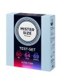 MISTER SIZE PACK MUESTRA PRESERVATIVOS TALLA 60 64 69 MM 3 UNIDADES