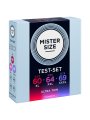 MISTER SIZE PACK MUESTRA PRESERVATIVOS TALLA 60 64 69 MM 3 UNIDADES