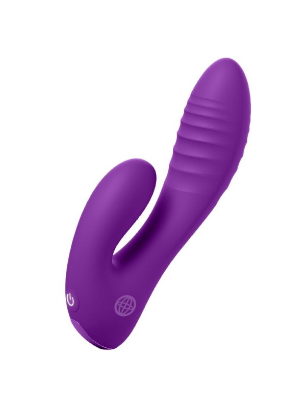 FANTASY FOR HER SECRET LOVER VIBRADOR DOBLE PUNTO G Y CLITORIS RECARGABLE MORADO