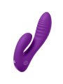 FANTASY FOR HER SECRET LOVER VIBRADOR DOBLE PUNTO G Y CLITORIS RECARGABLE MORADO