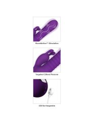 FANTASY FOR HER FANTASY WAVE VIBRADOR WAVEMOTION RECARGABLE MORADO