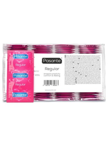 PASANTE CONDOM GAMA REGULAR 144 UNIDADES BOLSA