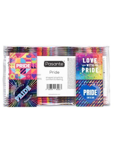 PASANTE FORMATO PRIDE 144 PACK PRESERVATIVOS BOLSA