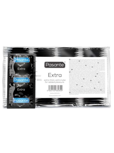 PASANTE EXTRA PRESERVATIVOS EXTRA GRUESOS 144 UNIDADES BOLSA